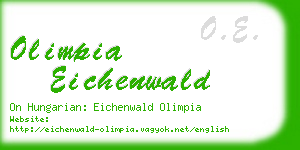 olimpia eichenwald business card